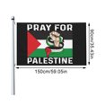 thumbnail image 2 of Bandera decorativa de 90x150cm, doble costura resistente a los rayos UV para demostraciones de desfiles, 2 of 8