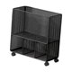 thumbnail image 4 of Almacenamiento de equipos de fitness y soportes para colchonetas, soporte estable para mancuernas de hierro con fácil movilidad, adecuado para mantene Negro, 4 of 8