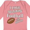 thumbnail image 4 of Inktastic PopPop Football Watching Grandson Gift Boys or Girls Long Sleeve Baby Bodysuit, 4 of 5