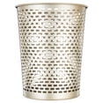 thumbnail image 3 of Mainstays Satin Nickel Metal Wastebasket, 3 of 5