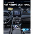 thumbnail image 4 of QC3.0&PD 40W Cigarette Lighter Adapter, 3-Socket 140W Cigarette Lighter Splitter with 12v USB Outlet,Car Charger Adapter with Double/Dual/USB C Charger Multi Port/Plug Outlet for Car Devices, 4 of 17