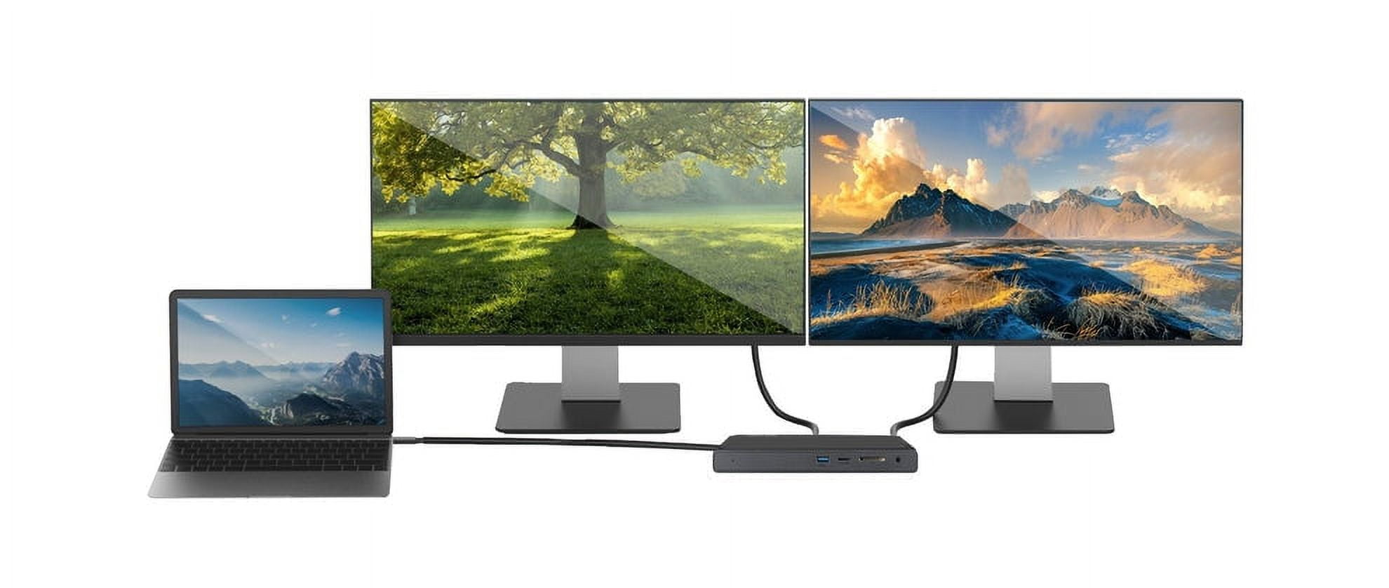 CODi Centro1201 Multi-Display 85W MST USB-C Docking Station – Dual 4K Display, 85W Power Delivery