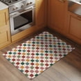 thumbnail image 2 of Rectangle Area Rugs 2 x 3 Ft, Colorful Checkered Non-Slip Residential Carpet, Vintage Plaid Grid Geometric Beige Indoor Crawling Mats Runner Rugs for Living Room/Dining Room/Bedroom, 2 of 8
