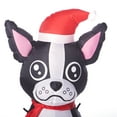 thumbnail image 2 of Gemmy Industries Yard Inflatables Boston Terrier, 3.5 ft, 2 of 4