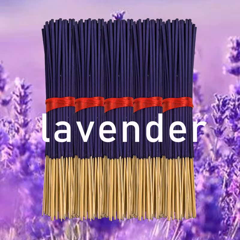 140pcs Lavender-Scented Bamboo Sticks for Meditation & Yoga Poses, Lavender