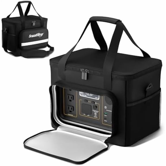 Power Station Bag, 900D Waterproof, Reflective Strip, Fits Jackery/Anker 500/300, Camping, Fishing, RV$$Garden & Patio