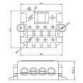thumbnail image 3 of Kenally Caja de fusibles de 5 vías para coche, Base de fusibles de cuchilla, caja portafusibles, Panel portafusibles para coche Vehículos, repuestos y accesorios Mis, 3 of 6