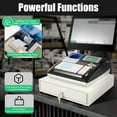 thumbnail image 4 of Fixartoo Electronic Cash Register,48-Key POS System with LCM & LED Display,4 Bill 5 Coin Slots,UV Bill Checker, for  Retail Store Supermarket, 4 of 16