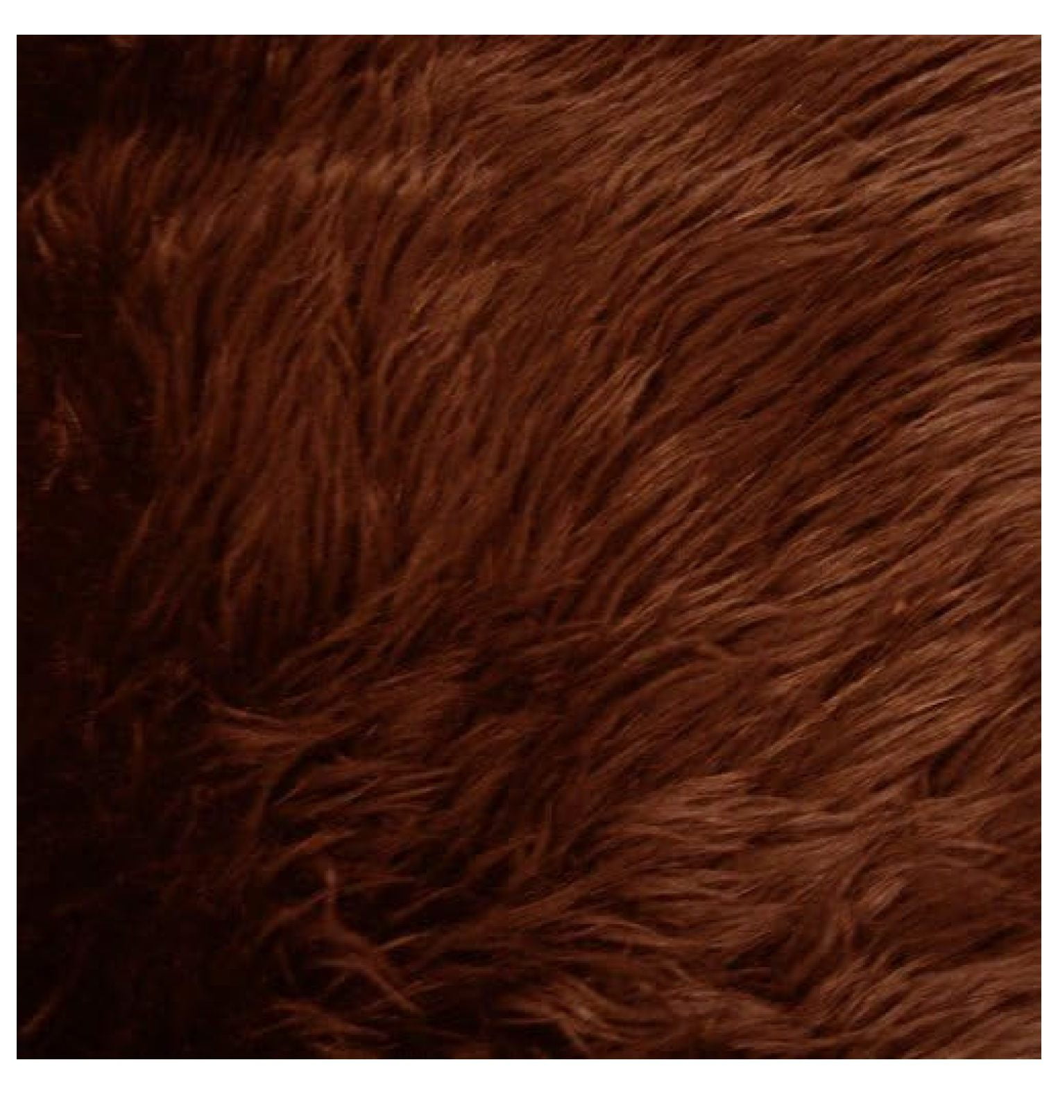 Chocolate Brown Shag Faux Fur Fabric 60 Wide
