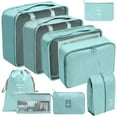 thumbnail image 3 of 9 Pcs Travel Packing Organizers Travel Packing Cubes for Suitcase Set Luggage Organizers for Suitcase Lightweight Travel Essential Bag with Large Toiletries Bag for Clothes Shoes, 3 of 7