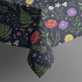 thumbnail image 5 of Pioneer Flower Floral Print Pattern Square Tablecloth, Waterproof Wipeable Spillproof Washable Table Cover for Home Kitchen Party Decor, 42"x42", 5 of 6