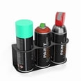 thumbnail image 4 of Koova 3 Aerosol  Spray Can Holder | Easy Install Wall Mount | Heavy-Duty Powder Coated Steel Storage Rack for Garage & Home | Craft Workspace Paint Bottle Organizer | Hardware Included | USA Made, 4 of 5