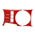 thumbnail image 3 of Pegatinas para la cubierta del panel de la palanca de cambios de la consola central de fibra de carbono (piezas de repuesto) Rojo, 3 of 9