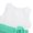 White&Turquoise, variant on iiniim Kids Flower Girl Pleated Chiffon Dress Princess Bridesmaid Wedding Pageant Party