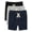 Black/Lt.Gray/Navy, variant on The Children's Place Baby & Toddler Boys Pull-On Knit Shorts, 3-Pack, Sizes 6M-5T