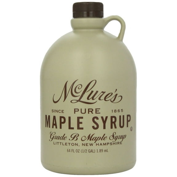 Mclure's Pure Grade A Very Dark New England Maple Syrup | Kosher | 64 fl. oz.