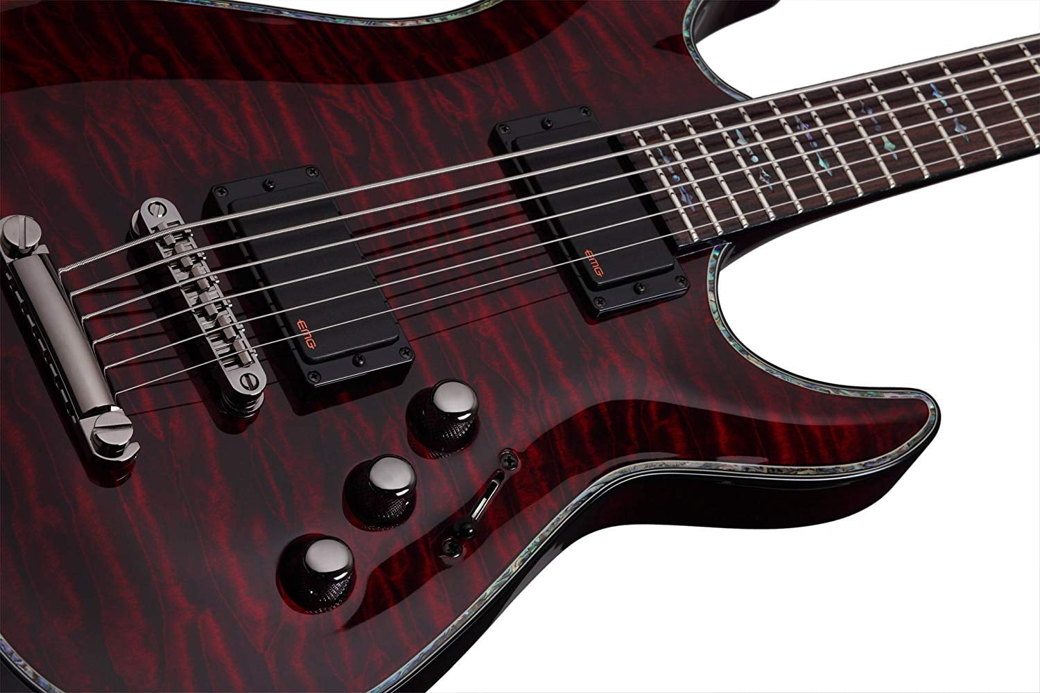 schecter hellraiser c-vi baritone 6-string electric guitar