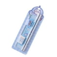 thumbnail image 3 of Pencil Ruler Kit,Eraser Pen Set Plastic Eraser Pen Kit Pencil Ruler Set Solid Performance, 3 of 5