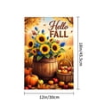thumbnail image 4 of Amhnf Hello Fall Sunflowers Pumpkins And Apples Garden Flag For Home Outdoor Garden Yard Decor 12x18 inch, 4 of 5