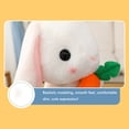 thumbnail image 4 of Juguete de Conejito de Peluche Blanco con Zanahoria 22 Cm de Altura - Muñeco de Peluche de Conejo de Pascua Regalo Perfecto para Niños en Cumpleaños o Año Nuevo ANGGREK  Otros, 4 of 8
