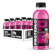 Protein2o 20g Whey Protein Isolate Hydration Drink, 350mg of Electrolytes, Vitamins B5 & B6, Sugar Free, Mixed Berry, 16.9 oz Bottle (12 Count)
