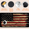 thumbnail image 3 of Vintage US Flag Mouse Pad - Durable Non - Slip Desk Mat, Extra - Large Soft & Comfortable Mouse Pad - Ergonomic Stitched Desk Mat Ideal for Esports & Office Use, 3 of 4