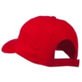 thumbnail image 3 of Japanese Chinese Love Embroidered Cap - Red OSFM, 3 of 5