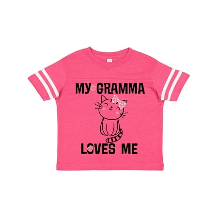 

Inktastic Gramma Loves Me Girls Gift Toddler Toddler Girl T-Shirt