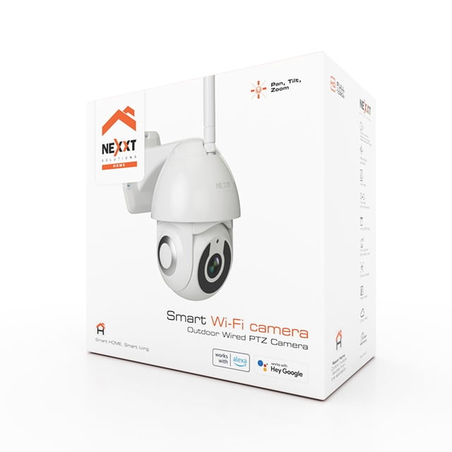 Cámara Inteligente Wi-Fi Motorizada Para Exterior 1080p HD Nexxt Solutions