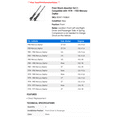 thumbnail image 2 of Front Shock Absorber Set 2 - Compatible with 1978 - 1983 Mercury Zephyr 1979 1980 1981 1982, 2 of 2