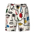 thumbnail image 5 of Rocae Aabstract Eyes for Men's Swim Trunks Quick Dry With Two Side Pockets and One Lined Patch PocketLarge, 5 of 9