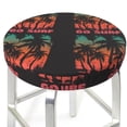 thumbnail image 3 of Lsque Go Surfer Round Bar chair cushion covers Velvet Fabric Premium Comfort Protects from Scratches and Stains for 14-17 Inch Chair- 14 inch, 3 of 7
