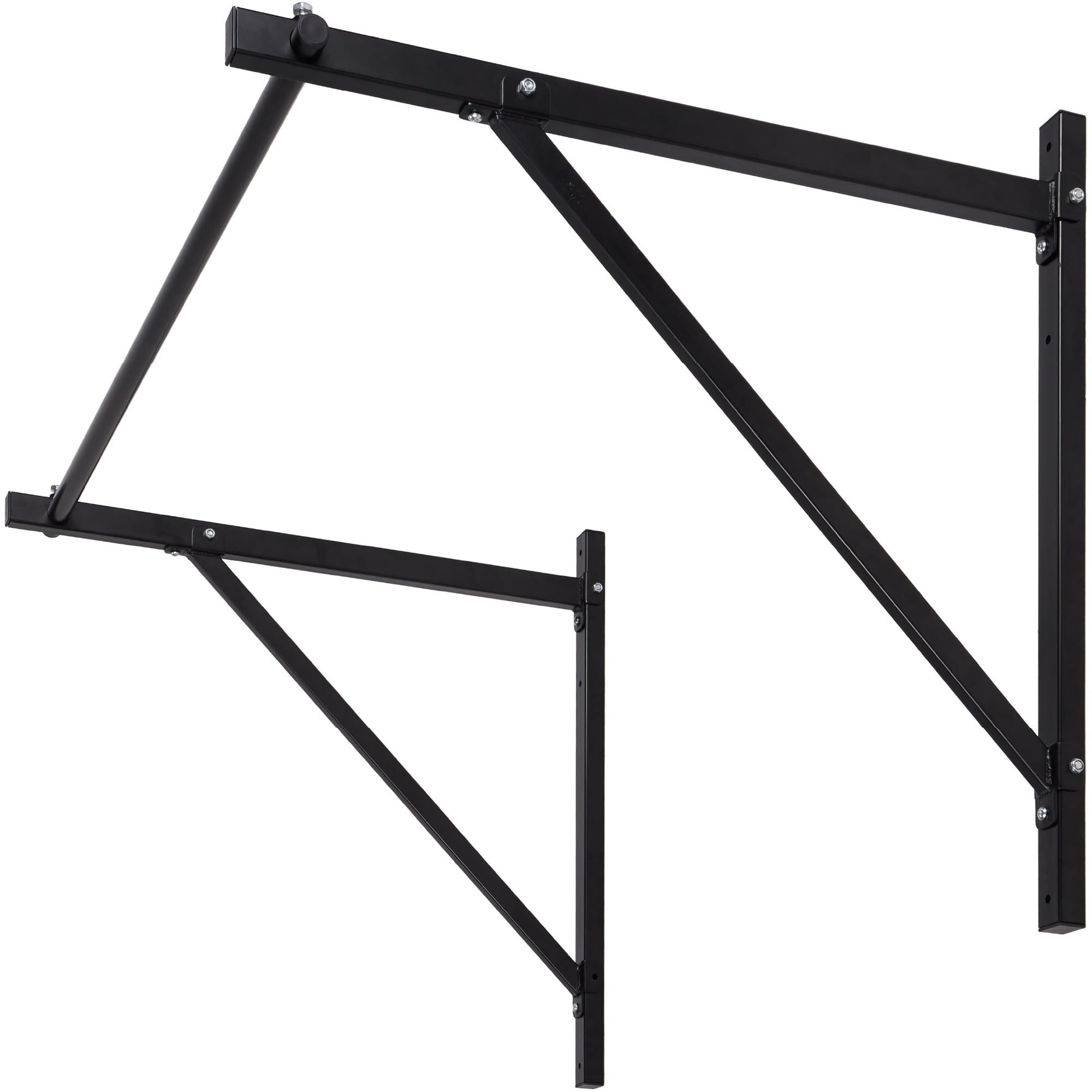 Black Heavy Duty Chin Pull Up Bar Wall Mounted Exercise Workout Home Fitness Gym 