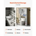thumbnail image 4 of VEVOR Over The Toilet Storage Cabinet for Bathroom with Adjustable Shelf White 66" H, 4 of 9