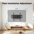 thumbnail image 6 of MountFTV Full Motion TV Wall Mount for 37-84" TVs, Max 600x400mm, Fits 16" Wood Studs, Holds up to 110lbs, TV Mount Bracket with Dual Articulating Arms, Swivel, Tilt Extension, 6 of 9