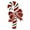 Prismatic Cy Cane, variant on Beistle - Prismatic Candy Cane Cutout - 16" - Pack of 12