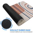 thumbnail image 6 of Long Mouse Pads for Desk,Orange Boho Abstract and Plant Pattern Desk Mats on Top Of Desks, Desk Mouse Pad Extra Large with 3mm Non-Slip Base and Stitched Edge for Gaming,Office,Work,Home 31.5"x11.8", 6 of 6