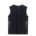 thumbnail image 4 of Krdevn Summer Men's Sleeveless T Shirt Ice Silk Sports Top Loose Fit Running Gym Workout Vest,Tank Tops Men,XXL, 4 of 4