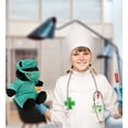 thumbnail image 5 of DolliBu Black Bear Doctor Plush Toy - Super Soft Bear Doctor Stuffed Animal Dress Up with Cute Scrub Uniform and Cap Outfit - Fluffy Toy Plush Gift for Doctor, Nurse, Surgeon, Dentist - 9 Inch, 5 of 7