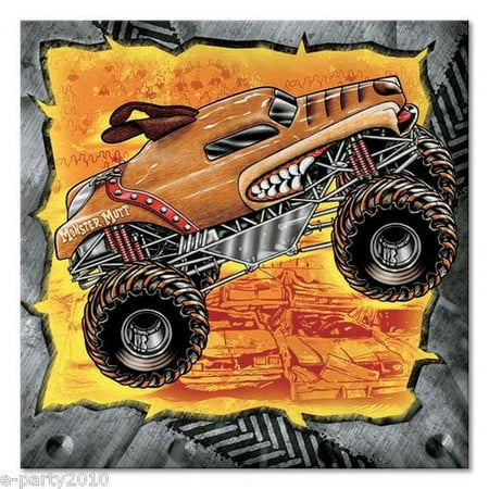 Monster Jam Small Napkins (16ct)