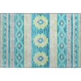 thumbnail image 3 of Addison Rugs Premium Washable Super Soft Boho Tribal Mayfield Rug Peacock - 1' 8" x 2' 6" - Rectangle, 3 of 5