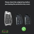thumbnail image 2 of Heavy Metal Key Fob Cover Protector, Compatible with 2022 2023 2024 2025 Chevy Silverado 1500 GMC Sierra 1500,2024 2025 Silverado Sierra 2500HD 3500HD Keychain Accessories, 2 of 7