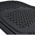 thumbnail image 4 of BDK MaxDuty Rubber Floor Mat for Car, SUV,Van & Truck - Super Heavy Duty Rubber , Trim to Fit & 3 Piece (Black), 4 of 9