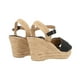 thumbnail image 3 of Sandalia de Plataforma Confort Casual Con Yute Natural Buck Negro Para Mujer Platonia  CLARA-01-NEGRO, 3 of 8