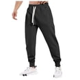 thumbnail image 1 of Zszcpp High Waisted Pants Men'S Simple Running Breathable Thin Long Vogue Going Out Cuffed Trousers Casual Trouser, 1 of 5