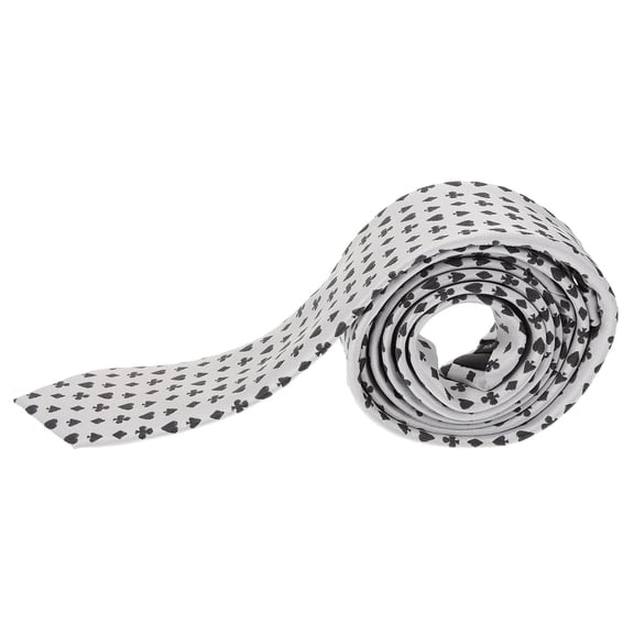 LOLIPPYY Men Necktie with Playing Card Pattern Assorted Color Funny Fashion Tie for Theme and Costume Parties