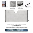 thumbnail image 3 of Car Windshield Sunshade Umbrella - Foldable Car Windshield Sun Shade Cover, Layers UV Block Coating, 55"x30" Front Window Heat Insulation Protection, for Auto Sedan, SUV Windshield, 3 of 8
