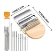 thumbnail image 2 of Linnome Compact Knitting Repair Kit Mini Portable Patch Darning Tools for Beginners Sewing Repair Supplies Needs, 2 of 8