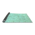 thumbnail image 2 of Ahgly Company Indoor Rectangle Oriental Light Blue Modern Area Rugs, 6' x 9', 2 of 4