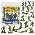 thumbnail image 1 of Tim Mee Toy Plastic Army Men - Figuras de soldados de la Segunda Guerra Mundial Od Green de 28 piezas - Hecho en EE. UU., 1 of 5